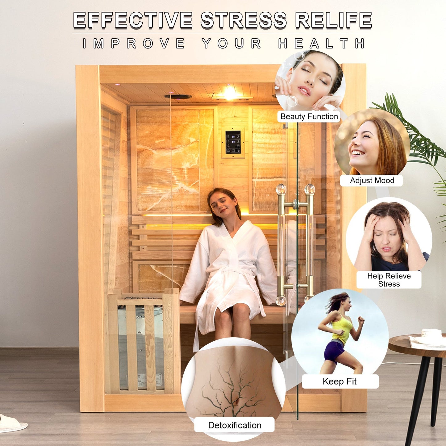 Luxury Traditional Steam Sauna Room - Steam 4