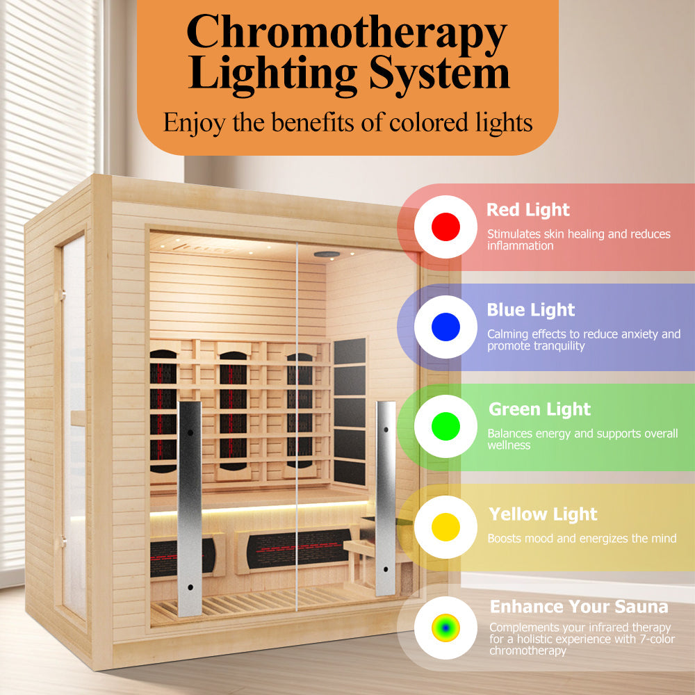 Luxury Indoor Hybrid Sauna Room - FAMILY 3