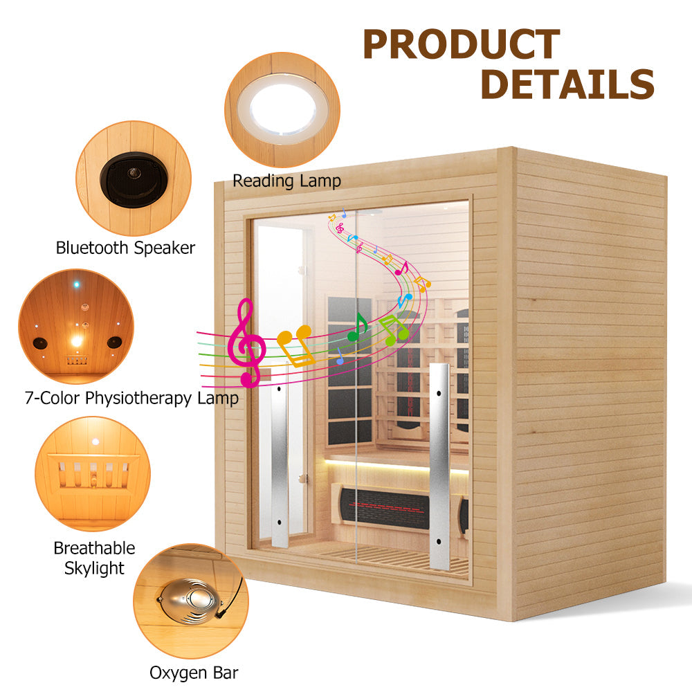 Luxury Indoor Hybrid Sauna Room - FAMILY 3