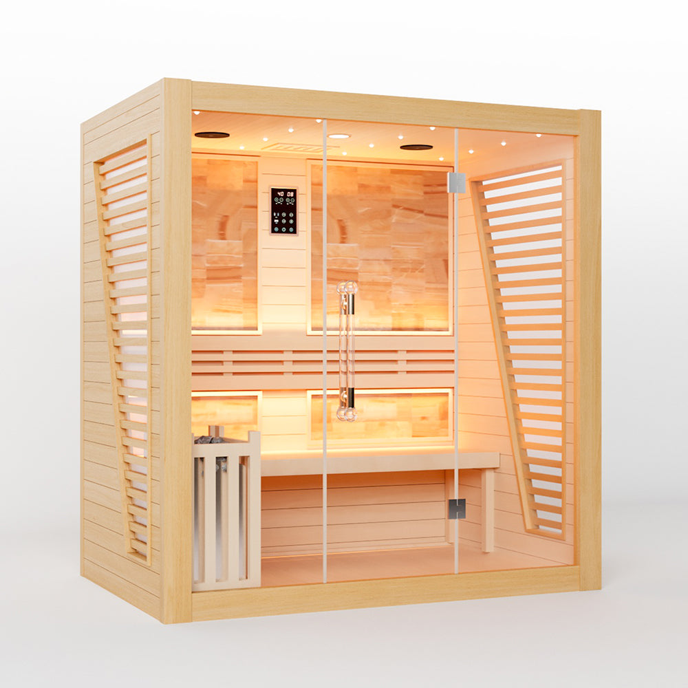 Luxury Traditional Steam Sauna Room - 3 Person