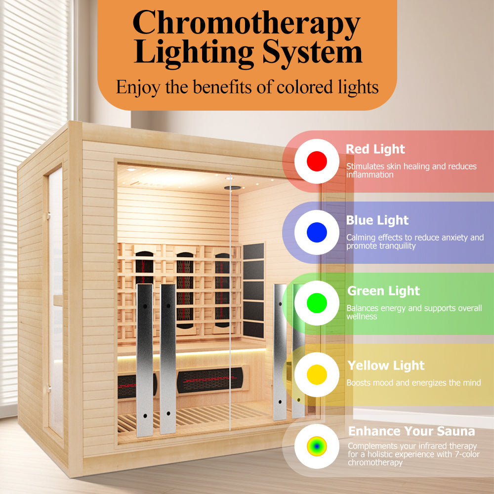 Luxury Indoor Hybrid Sauna Room - FAMILY 4