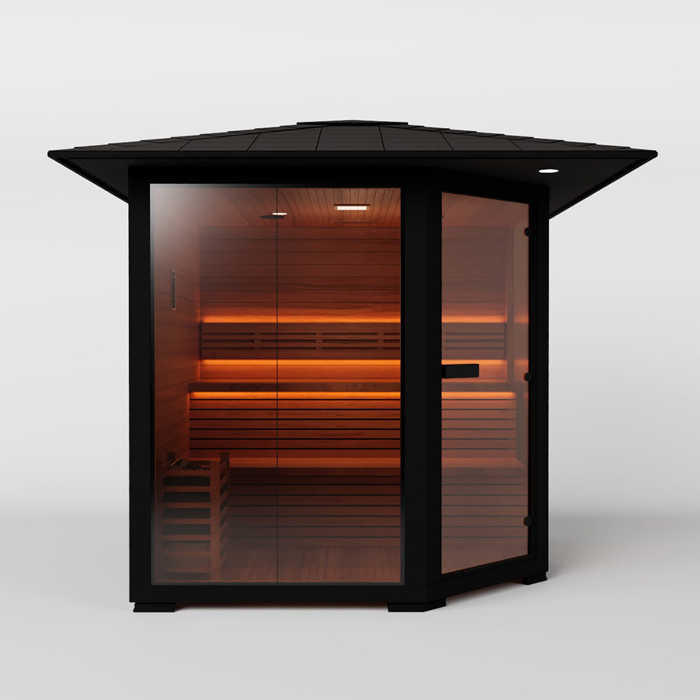 Hylivesaunas 5 - 6 People Luxury Outdoor Traditional Steam Sauna - Live 3