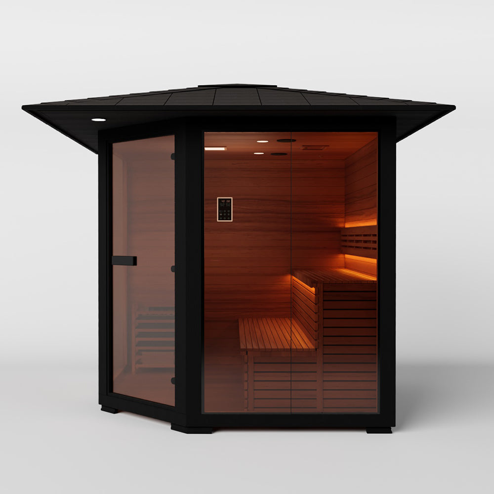 Hylivesaunas 5 - 6 People Luxury Outdoor Traditional Steam Sauna - Live 3