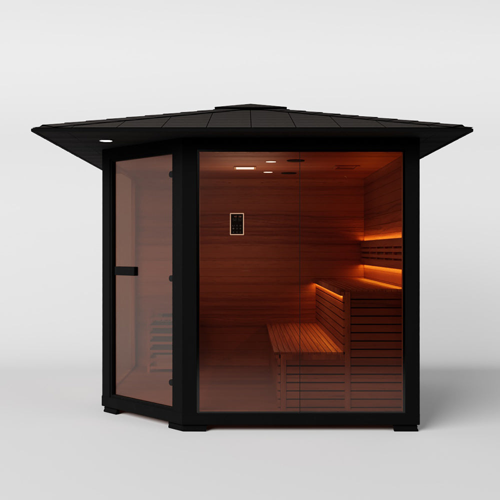 Hylivesaunas 7 - 8 People Luxury Outdoor Traditional Steam Sauna - Live 4