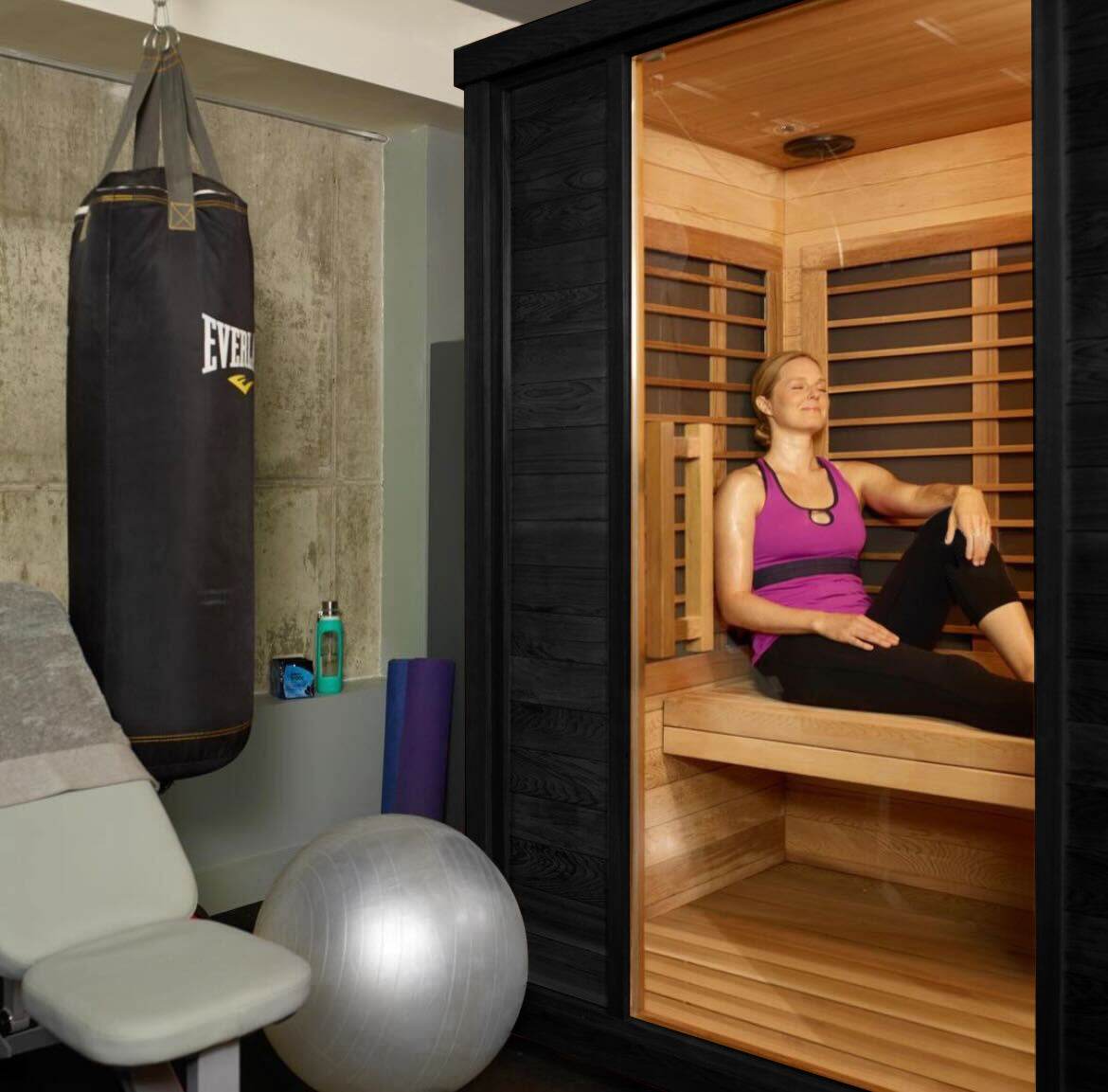 Sun Home Equinox™ 2-Person Full-Spectrum Infrared Sauna