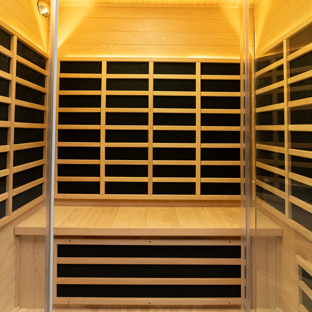 120V 2-Person Far Infrared Sauna – Low EMF, Indoor Use for Shared Relaxation - Infrared 2