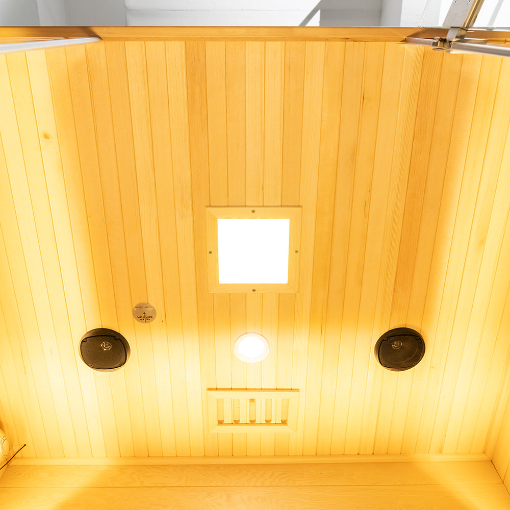 120V 2-Person Far Infrared Sauna – Low EMF, Indoor Use for Shared Relaxation - Infrared 2
