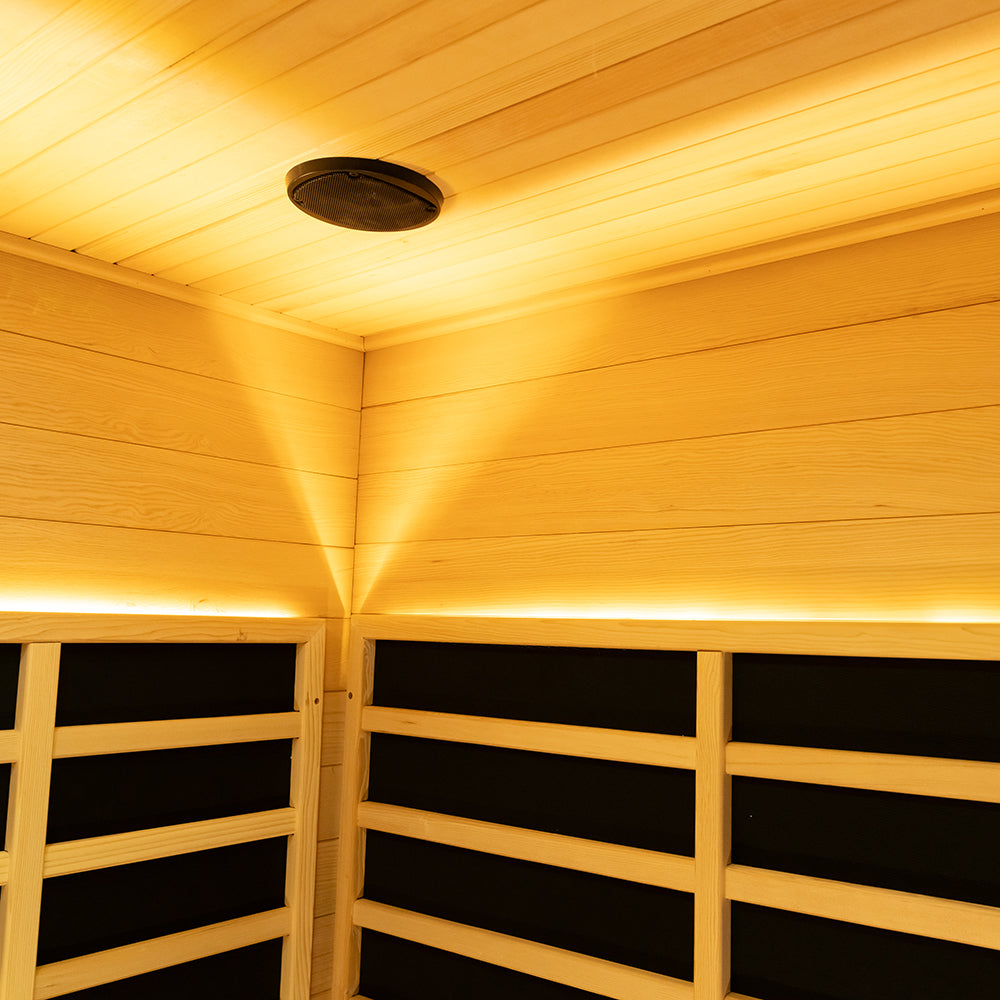 120V 2-Person Far Infrared Sauna – Low EMF, Indoor Use for Shared Relaxation - Infrared 2