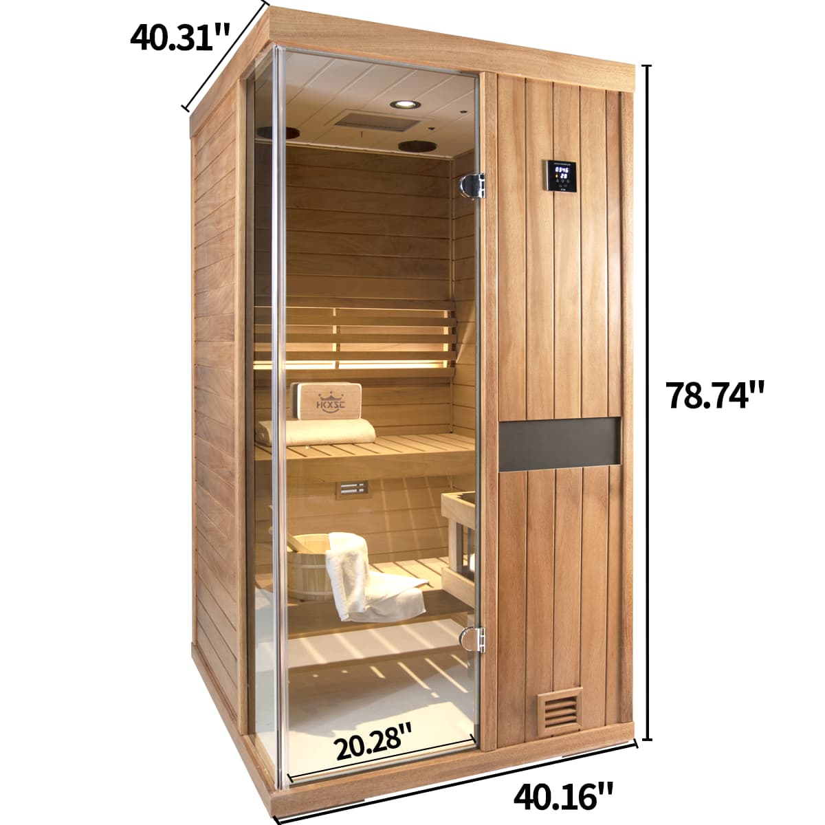 Aurora Indoor Steam Sauna - 1 Person
