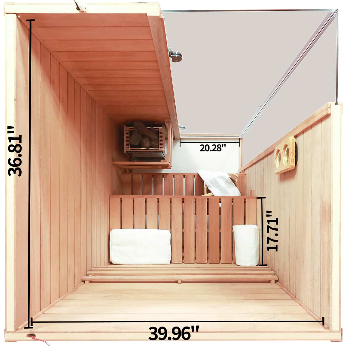 Aurora Indoor Steam Sauna - 1 Person