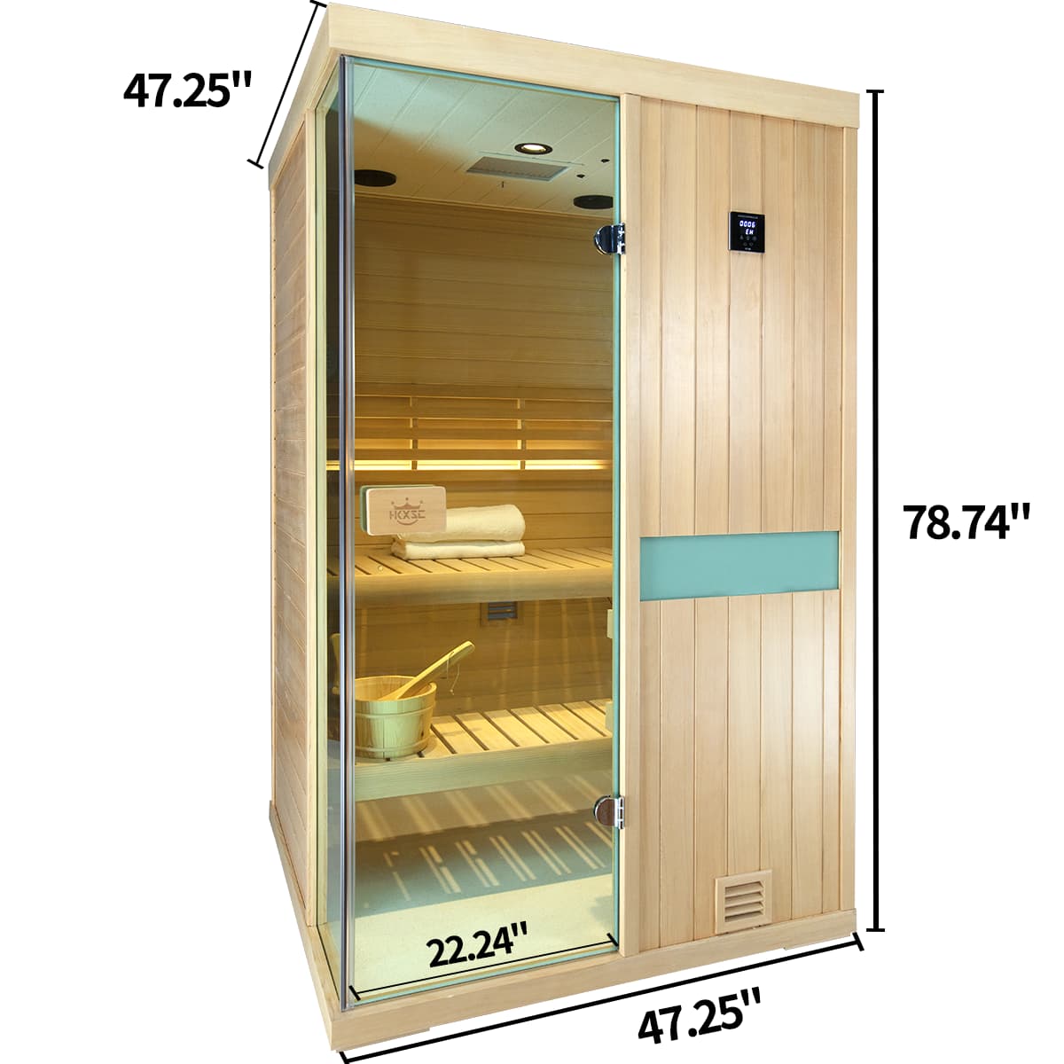 Calm Indoor Steam Sauna - 2 Person