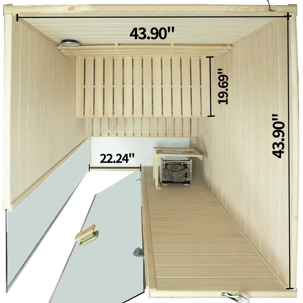 Calm Indoor Steam Sauna - 2 Person