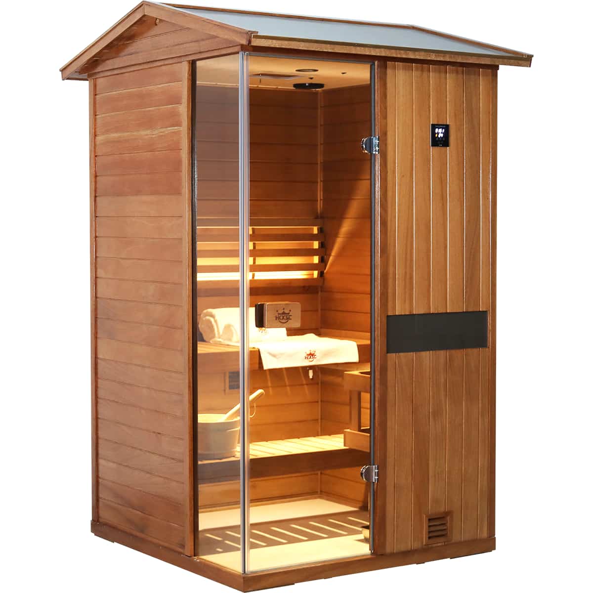 Aurora Outdoor Steam Sauna - 2 Person