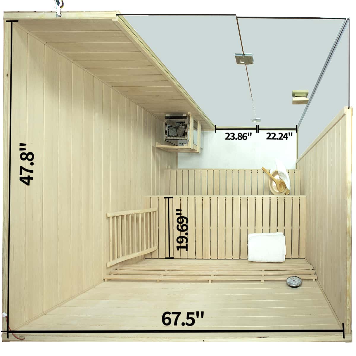 Indoor Steam Sauna - 3 Person