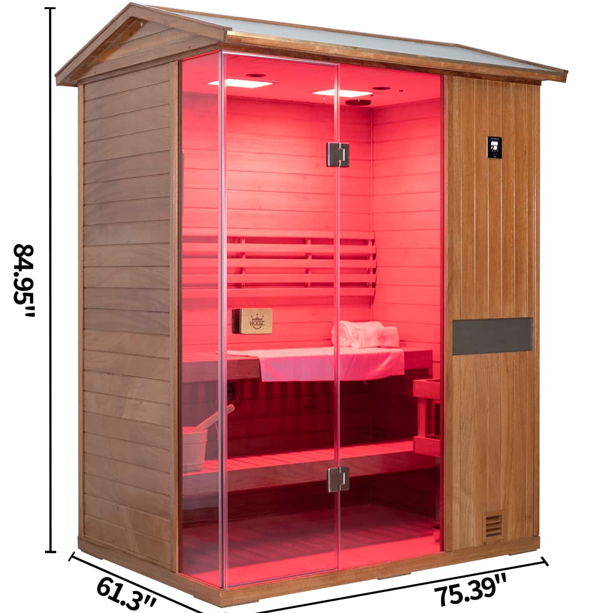 Aurora Outdoor Steam Sauna - 3 Person