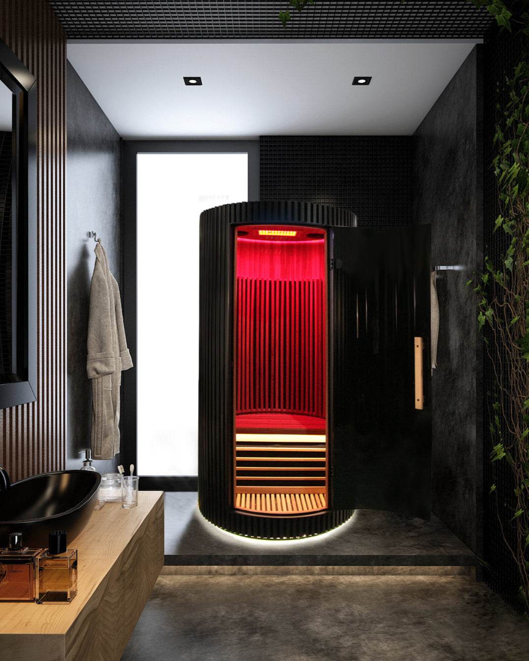 1-Person Red Light & Infrared Sauna
