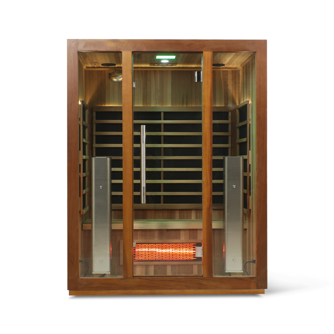 3 Person Full Spectrum "Smart" WIFI Infrared Sauna