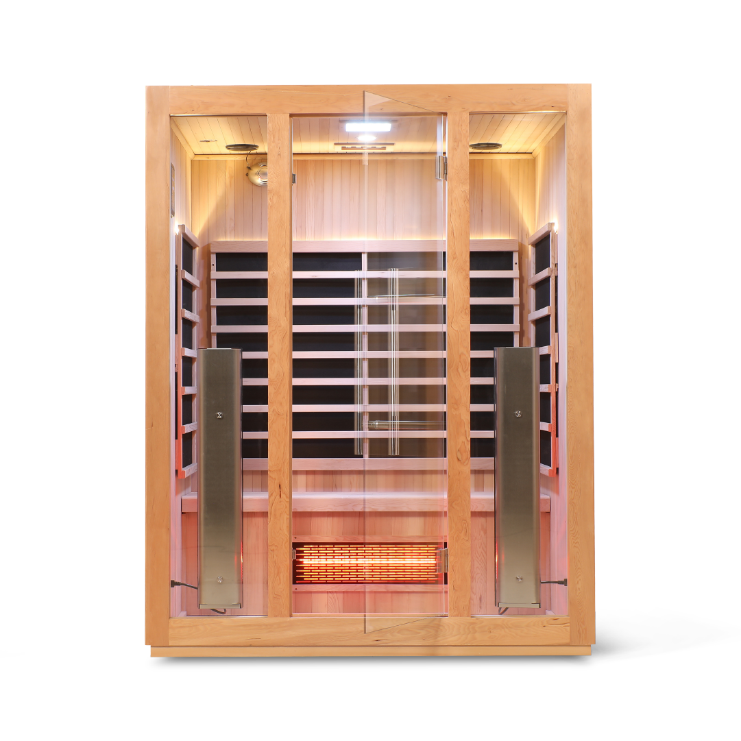 3 Person Full Spectrum "Smart" WIFI Infrared Sauna