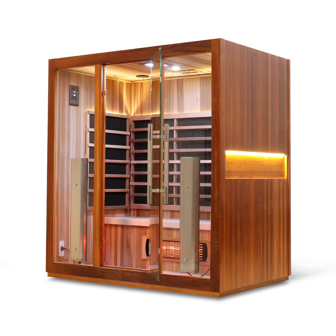 4 Person Full Spectrum "Smart" WIFI Infrared Sauna