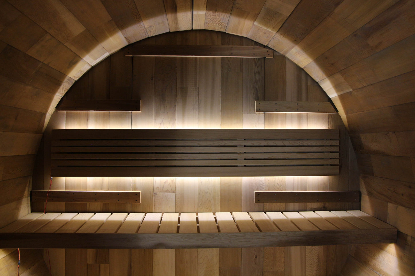 Outdoor Cedar Barrel Sauna