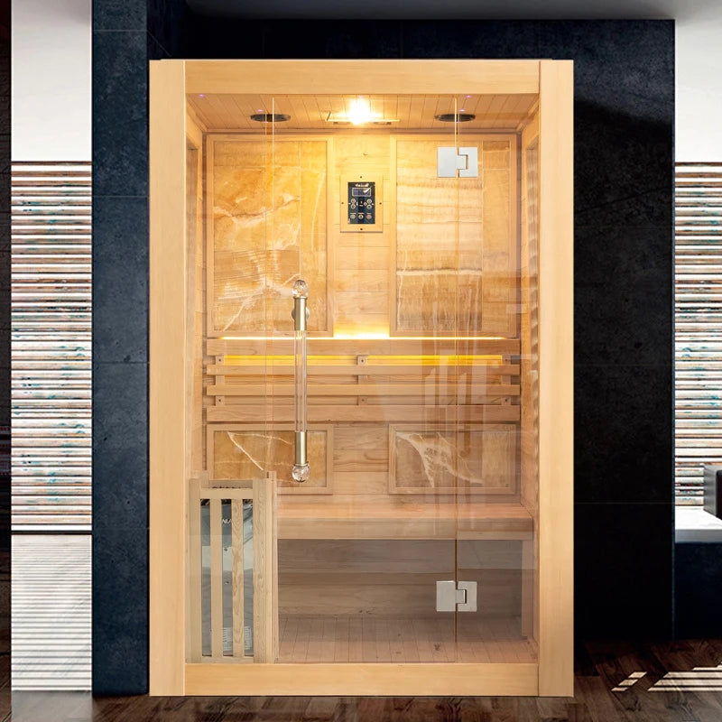 Hylivesaunas Luxury Traditional Steam Sauna Room - 2 person