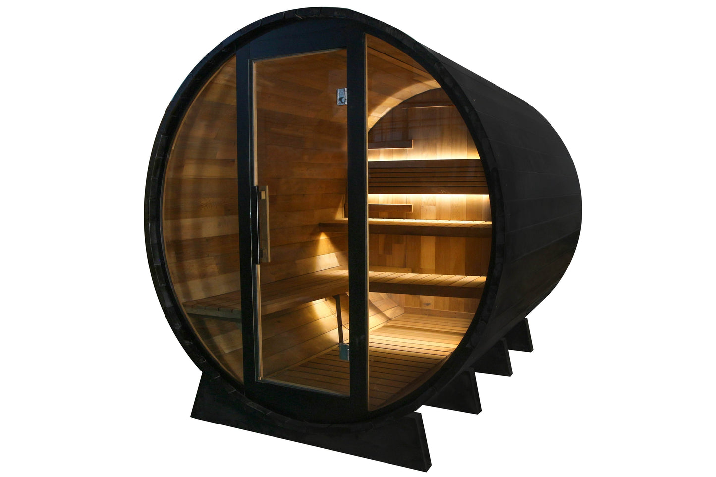 Outdoor Cedar Barrel Sauna