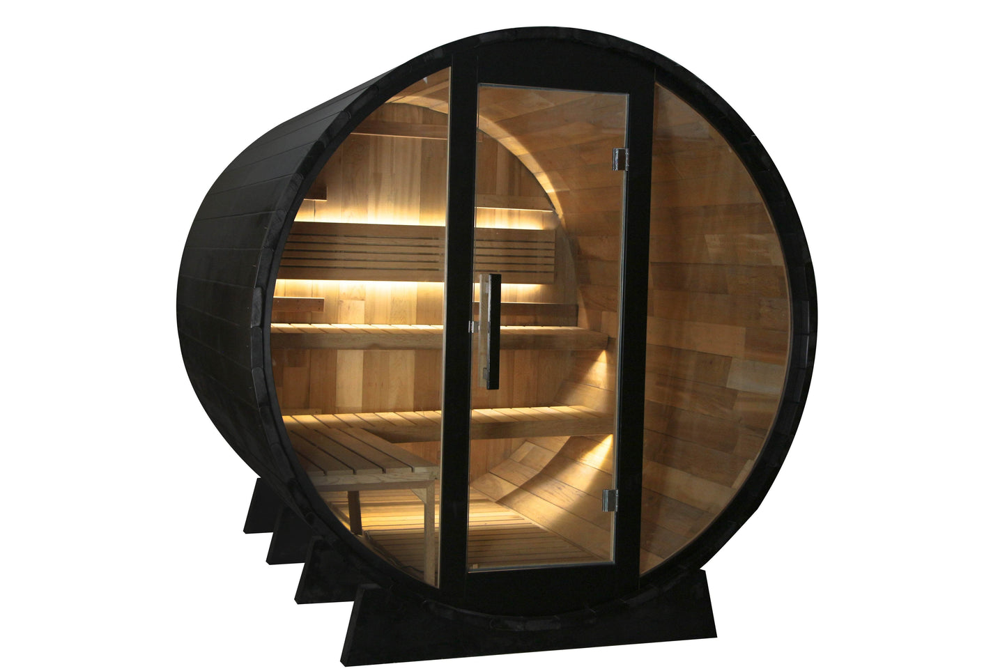 Outdoor Cedar Barrel Sauna