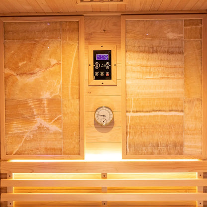 Hylivesaunas Luxury Traditional Steam Sauna Room - 2 person