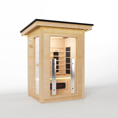 Hylivesaunas 1 People Outdoor Infrared Sauna - COURTYARD 1