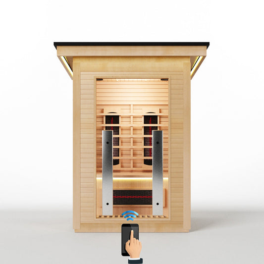 Hylivesaunas 1 People Outdoor Infrared Sauna - COURTYARD 1
