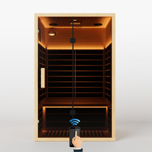 120V 2-Person Far Infrared Sauna – Low EMF, Indoor Use for Shared Relaxation - Infrared 2