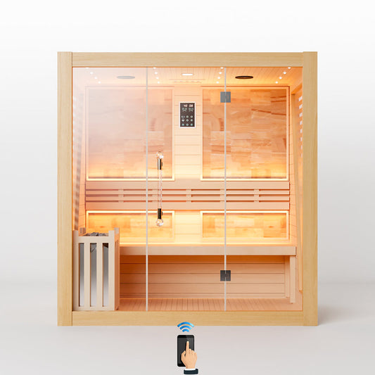 Luxury Traditional Steam Sauna Room -  3 Person