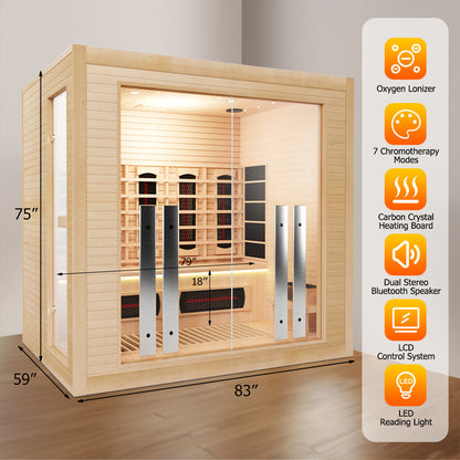 Luxury Indoor Hybrid Sauna Room - FAMILY 4