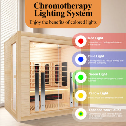 Luxury Indoor Hybrid Sauna Room - FAMILY 4