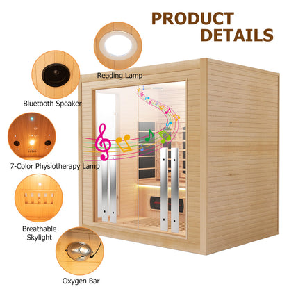 Luxury Indoor Hybrid Sauna Room - FAMILY 4