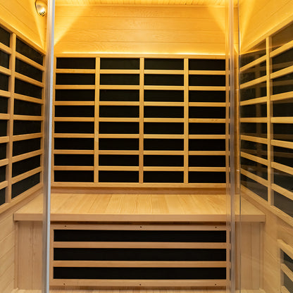 120V 2-Person Far Infrared Sauna – Low EMF, Indoor Use for Shared Relaxation - Infrared 2