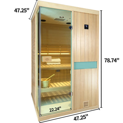 Calm Indoor Steam Sauna - 2 Person