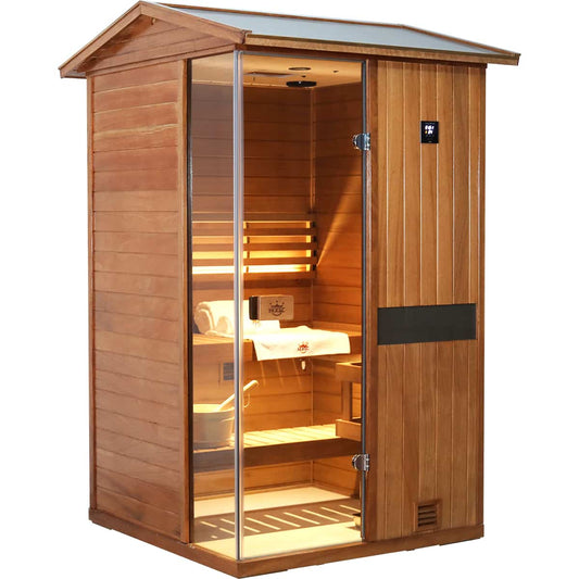 Aurora Outdoor Steam Sauna - 2 Person