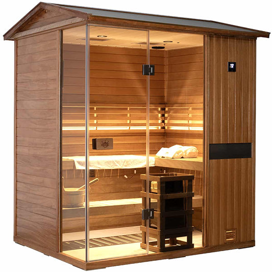 Aurora Outdoor  Steam Sauna - 4 Person