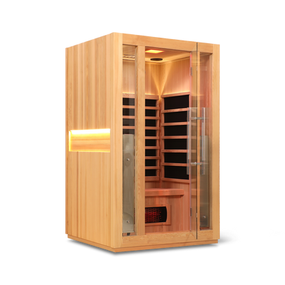 2 Person Full Spectrum "Smart" WIFI Infrared Sauna