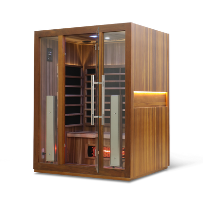 3 Person Full Spectrum "Smart" WIFI Infrared Sauna