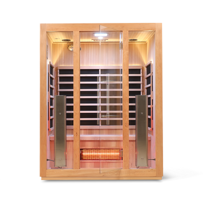 3 Person Full Spectrum "Smart" WIFI Infrared Sauna