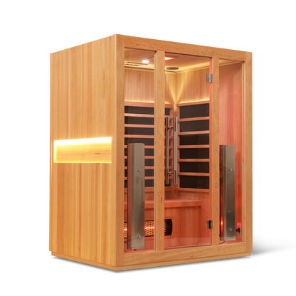 3 Person Full Spectrum "Smart" WIFI Infrared Sauna