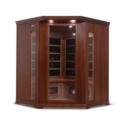 4 Person Full Spectrum Corner Infrared Sauna
