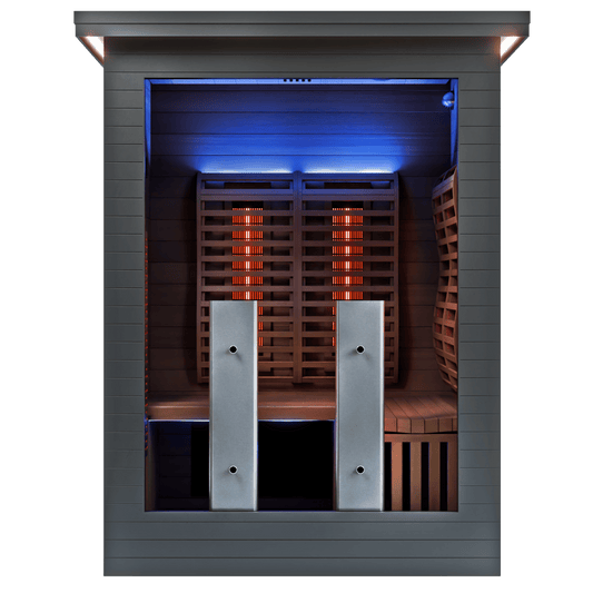 Sun Home Luminar™ Outdoor 2-Person Full Spectrum Infrared Sauna
